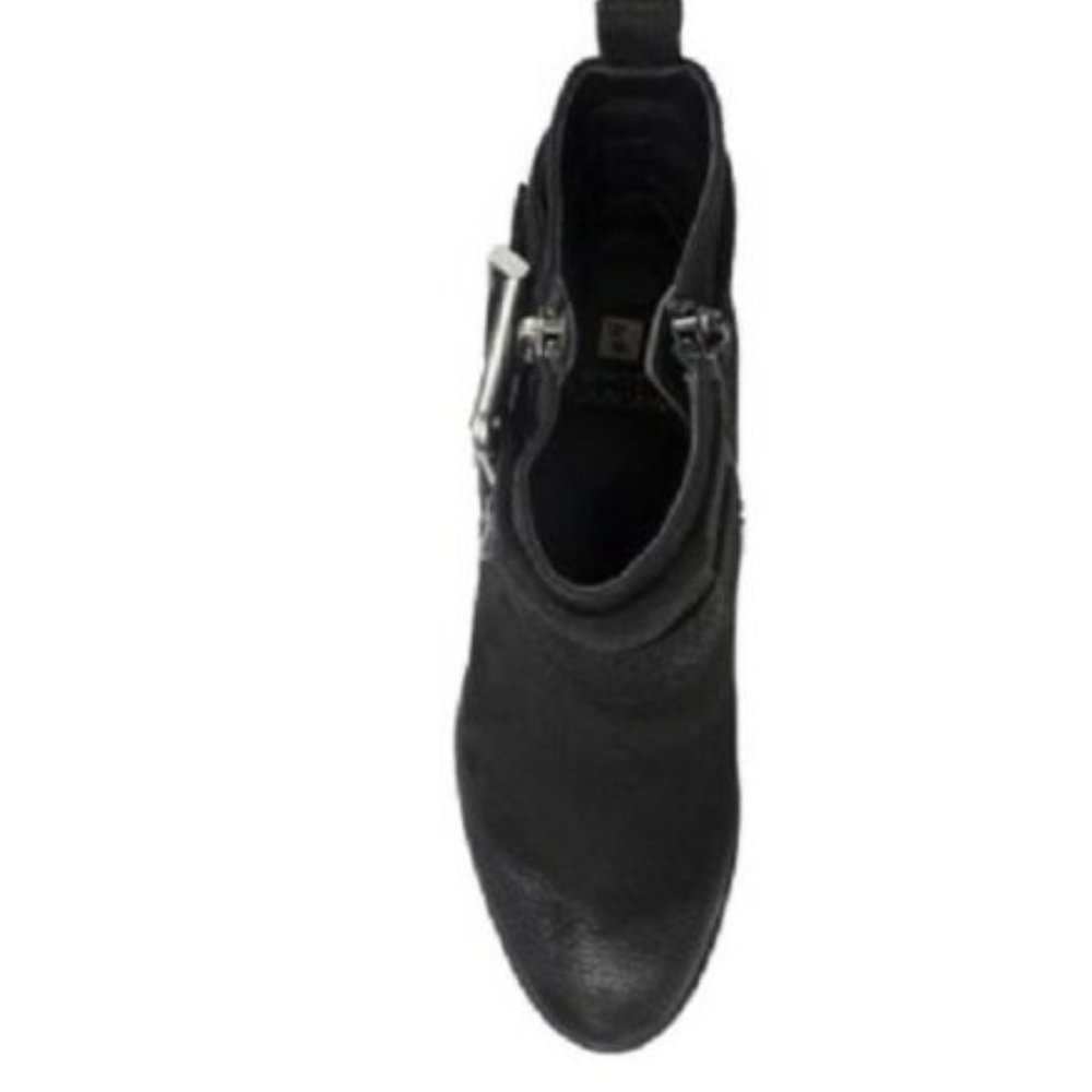 WOMEN'S- WHITE MOUNTAIN GILMOUR BOOT Black Fabric - Picture 4 of 5